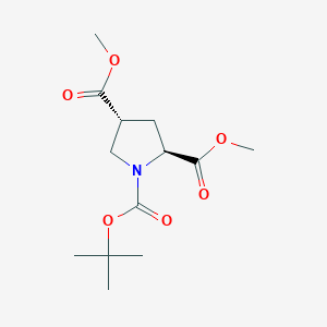 1-O-tert-butyl 2-O,4-O-dimethyl (2S,4R)-pyrrolidine-1,2,4-tricarboxylate