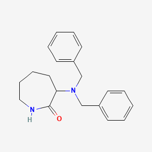 3-(Dibenzylamino)azepan-2-one