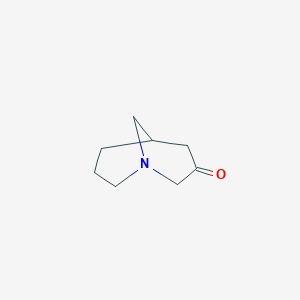 molecular formula C8H13NO B1624845 1-Azabicyclo[3.3.1]nonan-3-one CAS No. 29170-80-7