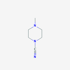 molecular formula C6H11N3 B1624847 4-Methyl-piperazine-1-carbonitrile CAS No. 50451-22-4