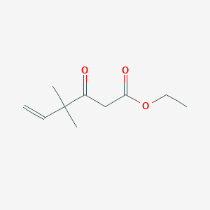 molecular formula C10H16O3 B1624856 Ethyl 4,4-dimethyl-3-oxo-hex-5-enoate CAS No. 66248-79-1