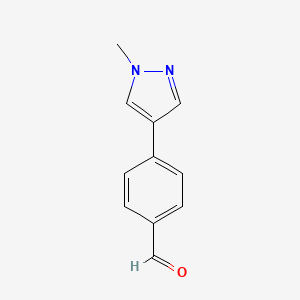 4-(1-Methyl-1H-pyrazol-4-YL)benzaldehyde