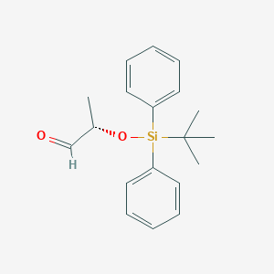 molecular formula C19H24O2Si B1624859 (S)-2-(tert-Butyldiphenylsilanyloxy)propionaldehyde CAS No. 87696-33-1