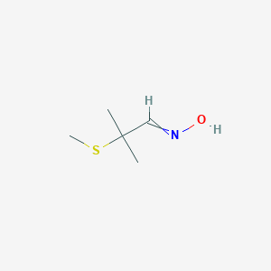 molecular formula C5H11NOS B162486 2-Methyl-2-(methylthio)propionaldehyde oxime CAS No. 1646-75-9