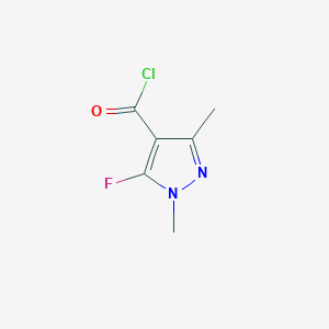 5-Fluoro-1,3-dimethyl-1H-pyrazole-4-carbonyl chloride