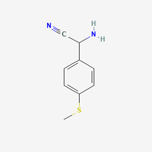 Amino[4-(methylthio)phenyl]acetonitrile