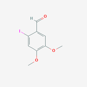 molecular formula C9H9IO3 B1624881 2-Iodo-4,5-dimethoxybenzaldehyde CAS No. 61203-53-0