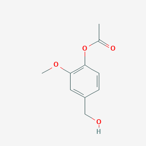 molecular formula C10H12O4 B1624890 4-(Hydroxymethyl)-2-methoxyphenyl acetate CAS No. 60835-68-9