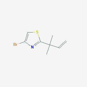 4-Bromo-2-(2-methylbut-3-en-2-yl)thiazole