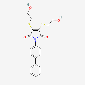 molecular formula C20H19NO4S2 B1624894 PM-20 CAS No. 863886-38-8