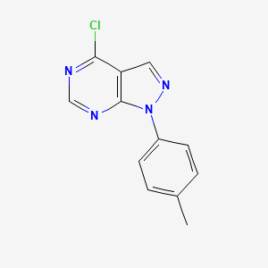 molecular formula C12H9ClN4 B1624898 4-chloro-1-(p-tolyl)-1H-pyrazolo[3,4-d]pyrimidine CAS No. 23000-47-7