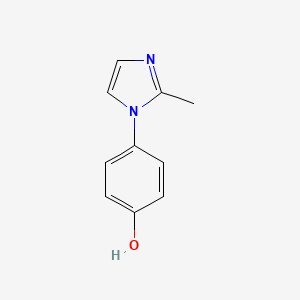 molecular formula C10H10N2O B1624903 4-(2-Methyl-1H-imidazol-1-YL)phenol CAS No. 81376-54-7