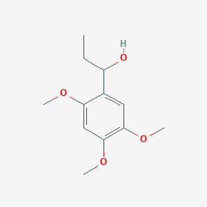 molecular formula C12H18O4 B1624907 1-(2,4,5-Trimethoxyphenyl)-1-propanol CAS No. 834-93-5
