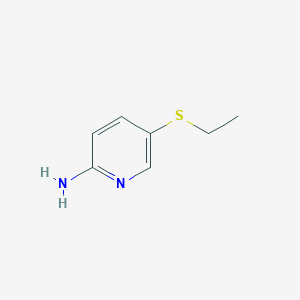 molecular formula C7H10N2S B1624919 5-(Ethylthio)pyridin-2-amine CAS No. 71167-00-5