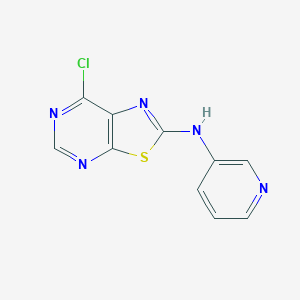 molecular formula C10H6ClN5S B1624920 7-Chloro-N-(pyridin-3-yl)[1,3]thiazolo[5,4-d]pyrimidin-2-amine CAS No. 871266-84-1