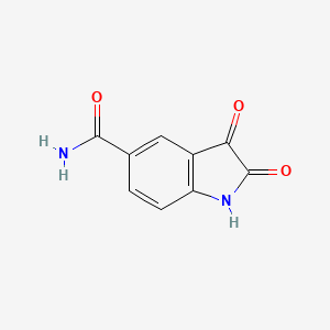 molecular formula C9H6N2O3 B1624924 2,3-Dioxoindoline-5-carboxamide CAS No. 28283-98-9