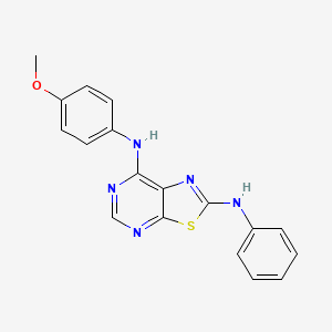 N7-(4-Methoxyphenyl)-N2-phenylthiazolo[5,4-d]pyrimidine-2,7-diamine