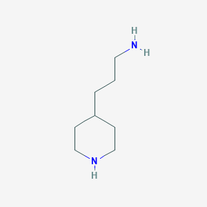 molecular formula C8H18N2 B1624933 4-Piperidinepropanamine CAS No. 860229-31-8