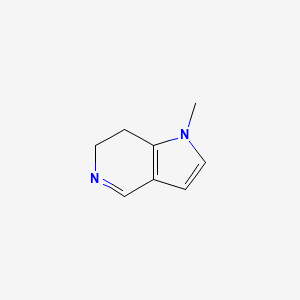 molecular formula C8H10N2 B1624937 1-Methyl-6,7-dihydro-1H-pyrrolo[3,2-C]pyridine CAS No. 569351-25-3