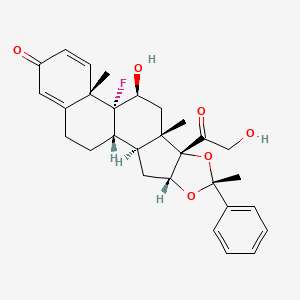 molecular formula C29H33FO6 B1624946 Amcinafide CAS No. 7332-27-6