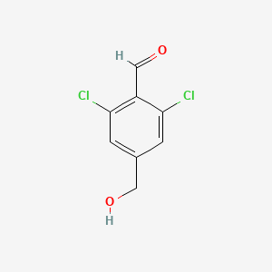 molecular formula C8H6Cl2O2 B1624961 2,6-Dichloro-4-hydroxymethylbenzaldehyde CAS No. 616195-96-1