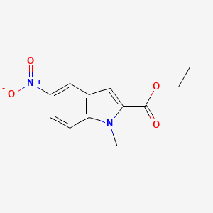 molecular formula C12H12N2O4 B1624972 ethyl 1-methyl-5-nitro-1H-indole-2-carboxylate CAS No. 71056-57-0