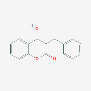 3,4-Dihydro-4-hydroxy-3-(phenylmethyl)-2h-1-benzopyran-2-one