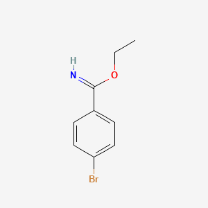 molecular formula C9H10BrNO B1624992 Ethyl 4-bromobenzimidate CAS No. 64128-11-6