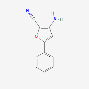 3-Amino-5-phenylfuran-2-carbonitrile