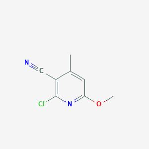 molecular formula C8H7ClN2O B1625000 2-Chloro-6-methoxy-4-methylnicotinonitrile CAS No. 51564-29-5