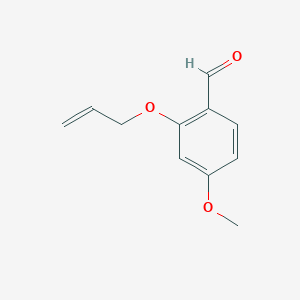molecular formula C11H12O3 B1625001 4-methoxy-2-prop-2-enoxybenzaldehyde CAS No. 71186-58-8