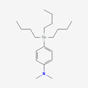molecular formula C20H37NSn B1625012 N,N-dimethyl-4-(tributylstannyl)aniline CAS No. 84600-70-4