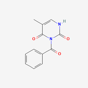molecular formula C12H10N2O3 B1625013 N3-benzoylthymine CAS No. 4330-20-5