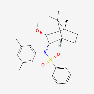 molecular formula C24H31NO3S B1625018 N-(3,5-Dimethylphenyl)-N-((1S,2S,3R,4R)-3-hydroxy-4,7,7-trimethylbicyclo(2.2.1)hept-2-yl)benzenesulfonamide CAS No. 87360-02-9