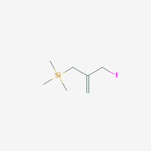 molecular formula C7H15ISi B1625022 2-[(Trimethylsilyl)methyl]-3-iodopropene CAS No. 80121-73-9
