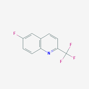 molecular formula C10H5F4N B1625027 6-Fluoro-2-trifluoromethylquinoline CAS No. 587885-96-9