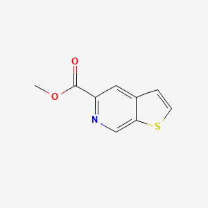 molecular formula C9H7NO2S B1625029 Methyl thieno[2,3-c]pyridine-5-carboxylate CAS No. 253332-81-9