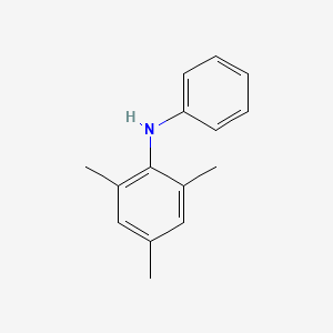 molecular formula C15H17N B1625038 2,4,6-trimethyl-N-phenylaniline CAS No. 23592-67-8