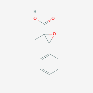 molecular formula C10H10O3 B162504 2-Methyl-3-phenyloxirane-2-carboxylic acid CAS No. 25547-51-7