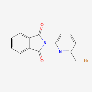 molecular formula C14H9BrN2O2 B1625046 2-(6-Bromomethyl-pyridin-2-YL)-isoindole-1,3-dione CAS No. 83592-42-1