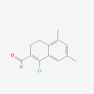 1-Chloro-5,7-dimethyl-3,4-dihydronaphthalene-2-carbaldehyde