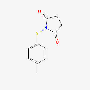 molecular formula C11H11NO2S B1625055 1-(p-Tolylthio)pyrrolidine-2,5-dione CAS No. 39549-10-5