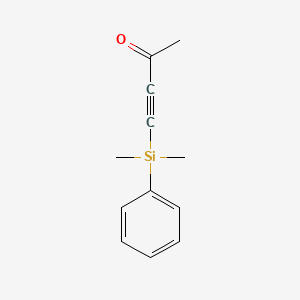 4-[Dimethyl(phenyl)silyl]but-3-yn-2-one
