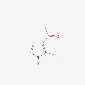 molecular formula C7H9NO B1625060 1-(2-methyl-1H-pyrrol-3-yl)ethanone CAS No. 6009-46-7