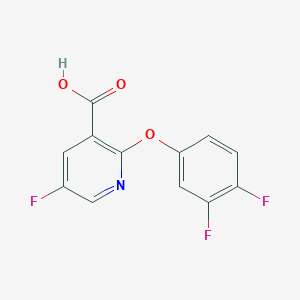 2-(3,4-Difluorophenoxy)-5-fluoronicotinic acid