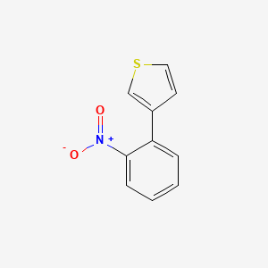 molecular formula C10H7NO2S B1625066 3-(2-硝基苯基)噻吩 CAS No. 96919-48-1