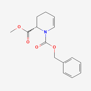 molecular formula C15H17NO4 B1625072 Methyl (2S)-1-cbz-1,2,3,4-tetrahydro-2-pyridinecarboxylate CAS No. 227758-97-6