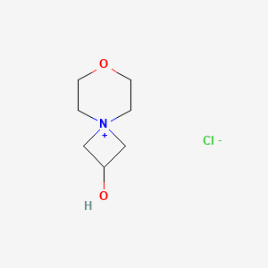 molecular formula C7H14ClNO2 B1625075 N-(b-Hydroxytrimethylen)morpholinium chloride CAS No. 52900-07-9