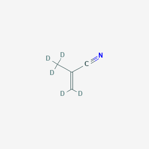 molecular formula C4H5N B1625082 Methacrylonitrile-d5 CAS No. 32376-01-5