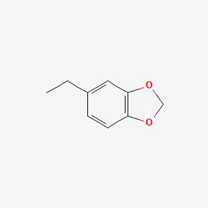 molecular formula C9H10O2 B1625085 5-Ethylbenzo[d][1,3]dioxole CAS No. 60373-70-8